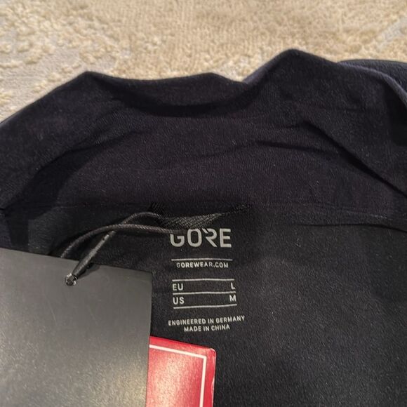 GORE Wear C5 WINDSTOPPER THERMO Trail Jacket SZ L BLK/Neon Yellow new with tags - Picture 4 of 9